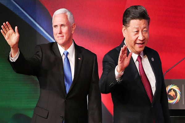 p/Chủ tịch Trung Quốc Tập Cận Bình và Phó Tổng thống Mỹ Mike Pence đã đối đầu mạnh mẽ tại Hội nghị cao cấp Diễn đàn APEC được tổ chức vừa qua tại Papua New Guinea.