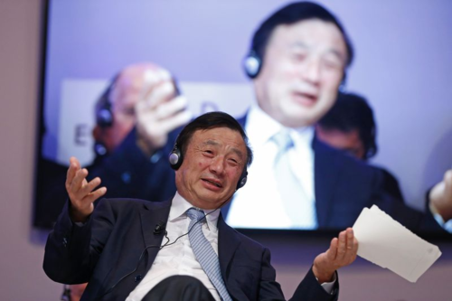 Ông Nhậm Chính Phi - Chủ tịch kiêm CEO Huawei. (Ảnh: Bloomberg)