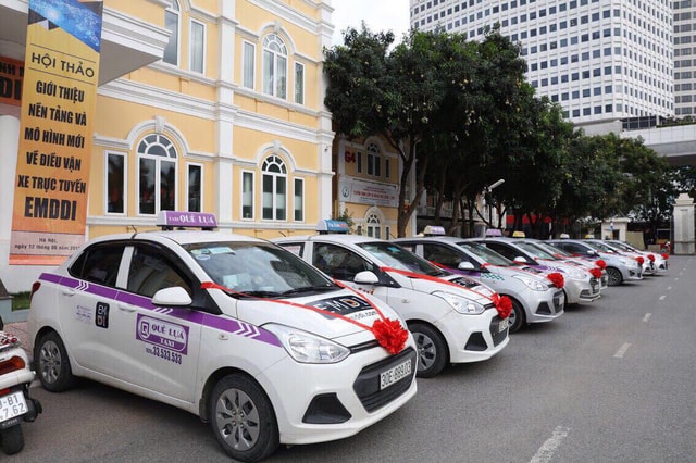 Các hãng taxi tham gia Liên minh Taxi Việt đều sử dụng chung phần mềm đặt xe EMDDI do Đại học Quốc gia Hà Nội thiết kế - Ảnh: TUẤN PHÙNG