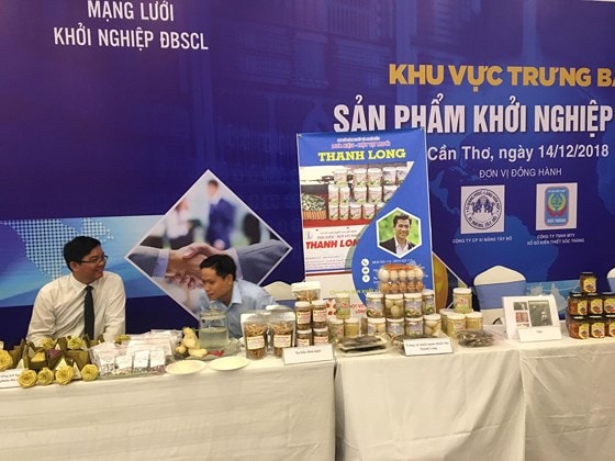 Khu trưng bày các sản phẩm vào vòng chung kết cuộc thi