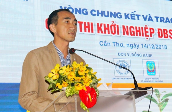 Ông Nguyễn Phương Lam, Phó Giám đốc VCCI Cần Thơ đánh giá cuộc thi đã thúc đẩy tinh thần khởi nghiệp trong khu vực.