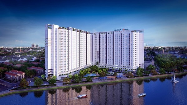 Marina Tower là dự án khu căn hộ đầu tiên do LDG Group đầu tư xây dựng.