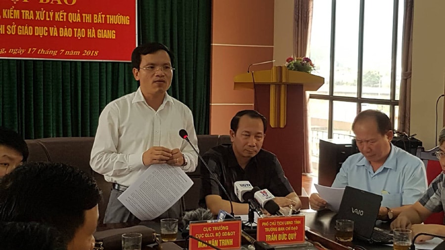 Bê bối điểm thi ở Hà Giang là vết đen của ngành giáo dục