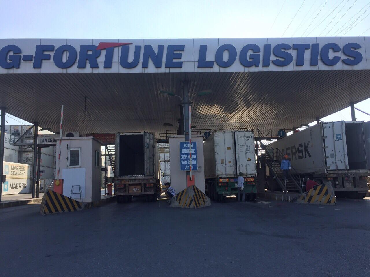 Bãi container Gfortune tại KCN MP Đình Vũ, Hải Phòng.