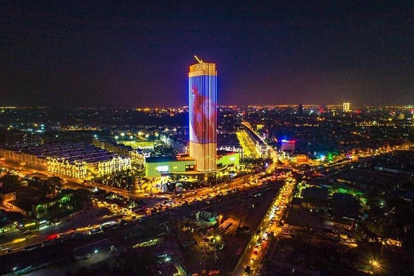 p/Tòa nhà cao nhất Hải Phòng đêm 31/12/2018