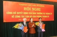 Hải Phòng: Bổ nhiệm một số chức danh quan trọng