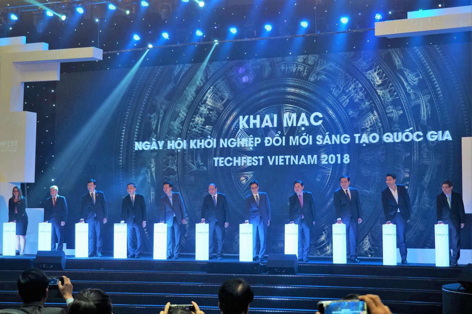 Ngày hội khởi nghiệp đổi mới sáng tạo quốc gia – Techfest Vietnam 2018. Ảnh: Kiều Vũ
