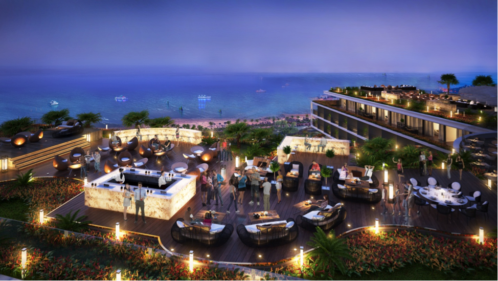 SkyBar tại Best Western Premier Sonasea Phu Quoc là nơi ngắm hoàng hôn đẹp nhất tại bãi Trường