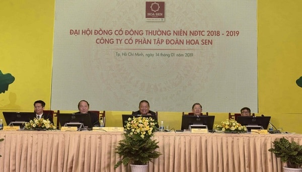 Hoa Sen Group đã tiến hành đại hội cổ đông thường niên 2018-2019 với các chỉ tiêu còn thể hiện dự báo thận trọng.