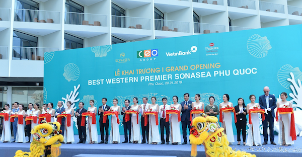 Nghi lễ khai trương khu nghỉ dưỡng Best Western Premier Sonasea Phu Quoc do Tập đoàn CEO làm chủ đầu tư