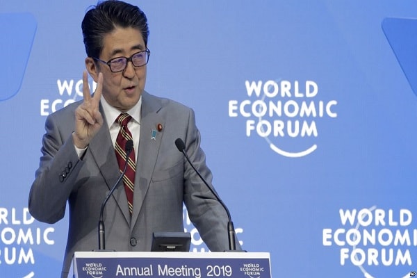 Thủ tướng Nhật Bản Shinzo Abe tại Diễn đàn Kinh tế Thế giới 2019