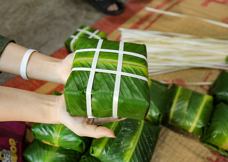 Bánh chưng không chỉ đơn thuần là một món ăn mà còn là nét đẹp văn hóa, tâm linh của dân tộc ta