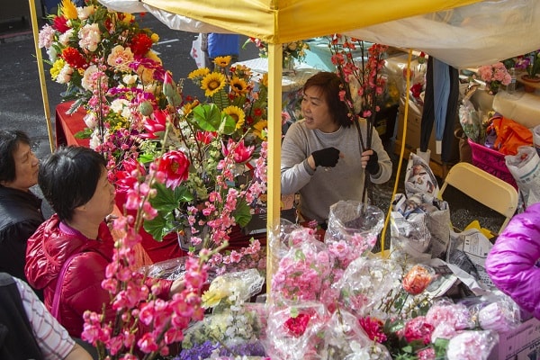 Chợ hoa tại San Francisco