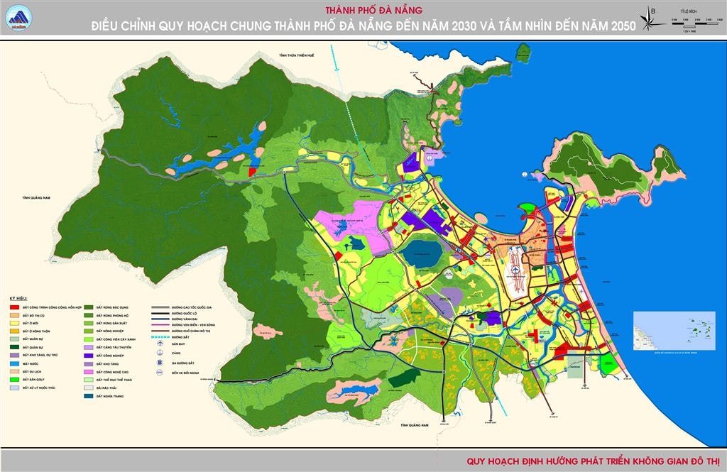 Điều chỉnh quy hoạch chung thành phố Đà Nẵng đến năm 2030 và tầm nhìn đến năm 2050