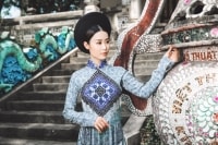 Chiêm ngưỡng áo dài họa tiết Gothic của nhà thiết kế Bảo Bảo