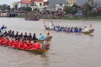 Độc đáo lễ hội bơi chải, mở cửa biển của ngư dân Thái Bình