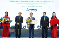 Amway lọt vào Top 100 Doanh nghiệp Phát triển bền vững