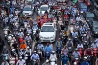 Hà Nội bắt đầu thực hiện lộ trình cấm xe máy vào nội đô