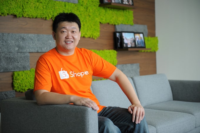 Ứng dụng Shopee lần đầu được ra mắt tại Singapore và nhanh chóng mở rộng ra khu vực Đông Nam Á. Ảnh: Straits Times.