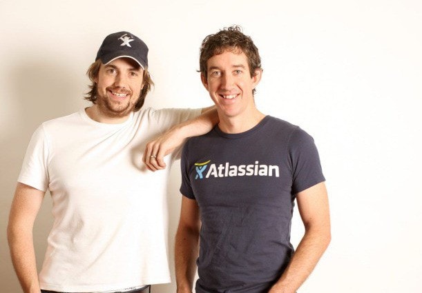 Hai nhà đồng sáng lập Atlassian.