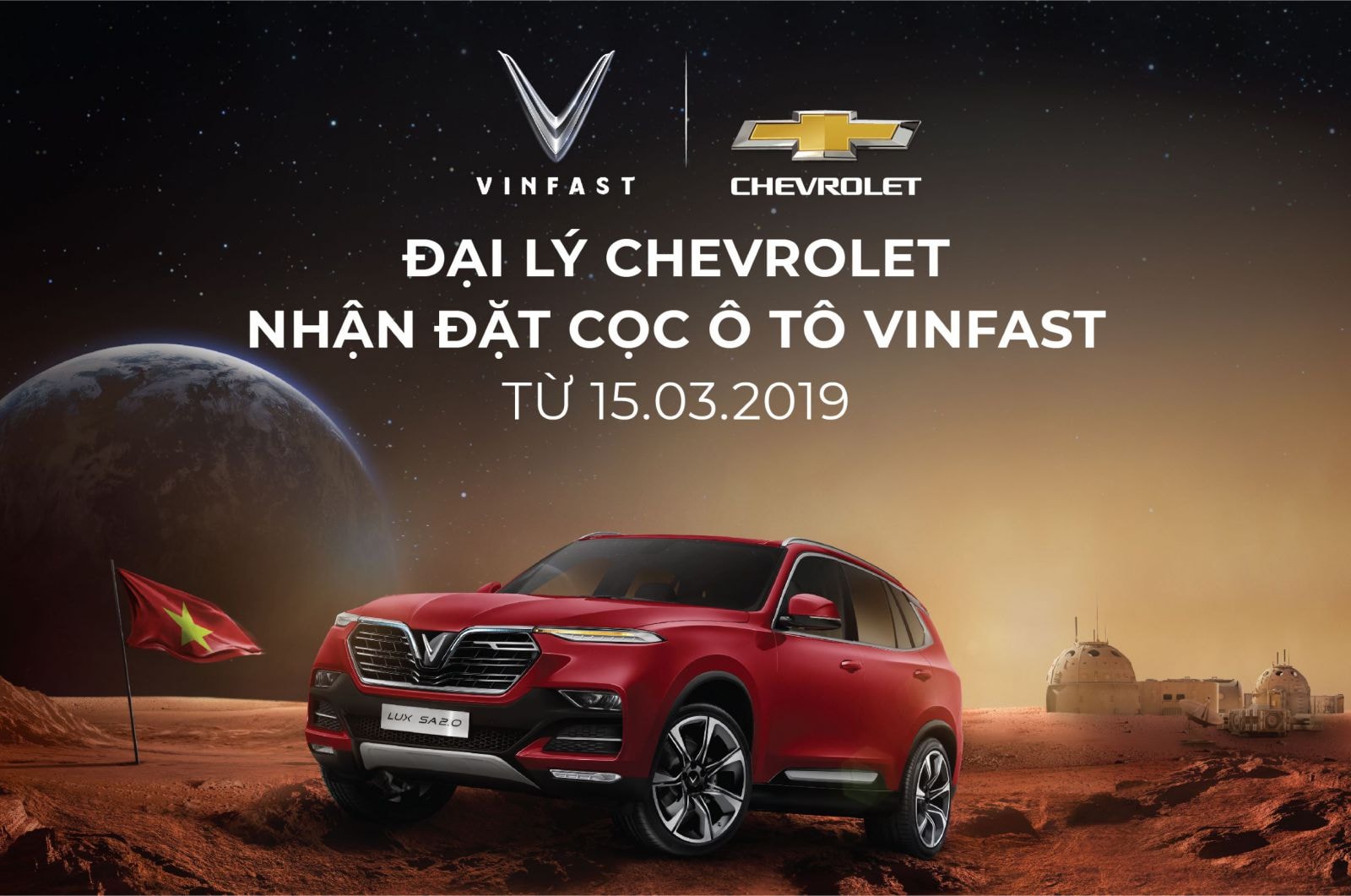 VinFast công bố chính thức nhận đặt hàng ô tô VinFast tại các đại lý Chevrolet trên toàn quốc