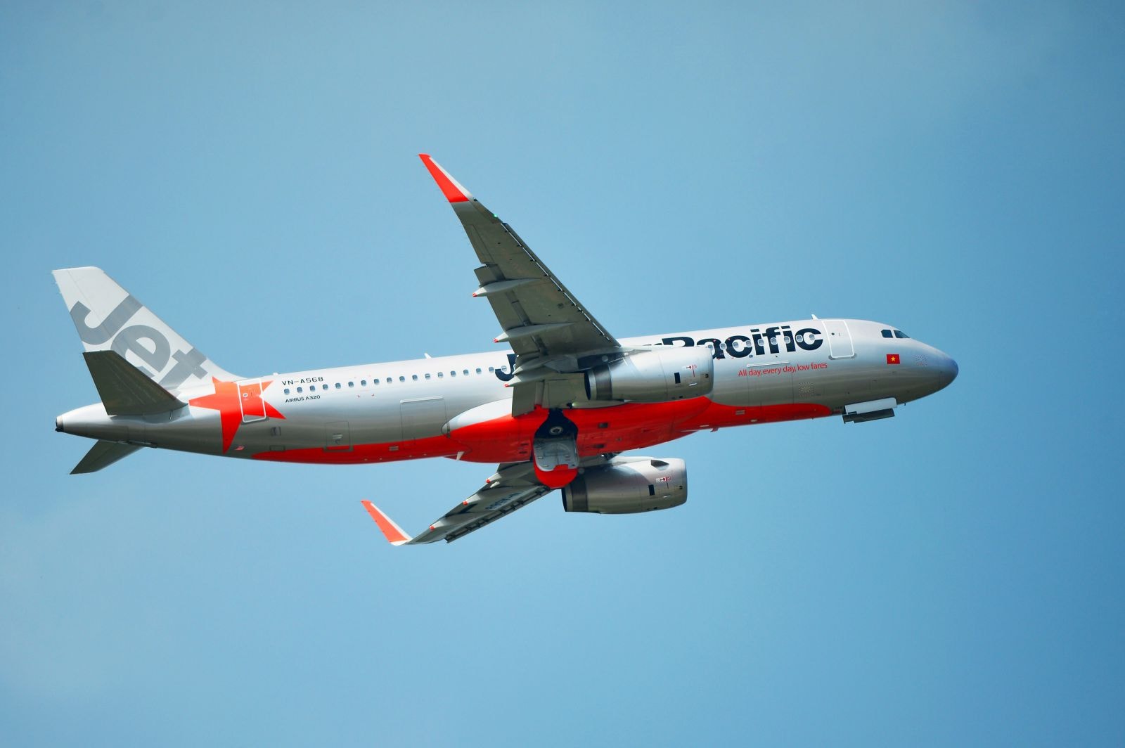 Jetstar Pacific cũng cung ứng gần 100.000 chỗ nội địa và quốc tế