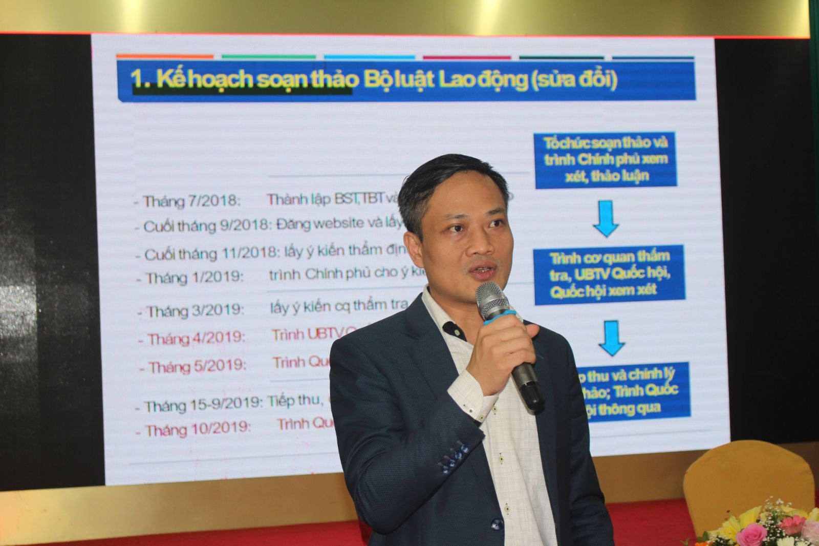 Ông Mai Đức Thiện, Phó Vụ trưởng Vụ Pháp chế Bộ Lao động – Thương binh và Xã hội cho rằng tạo ra môi trường bình đẳng giới sẽ mang lại hiệu quả tốt cho doanh nghiệp