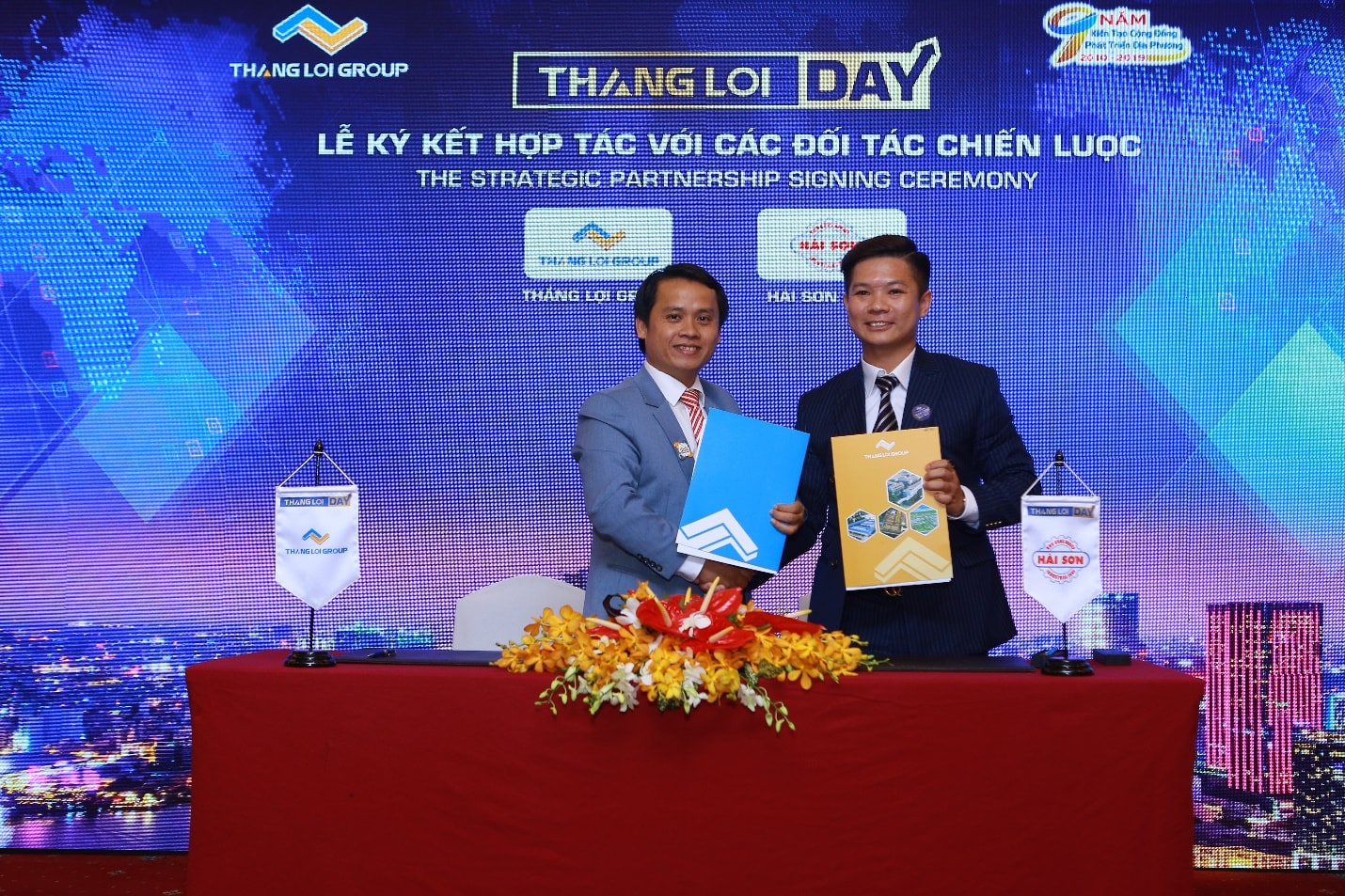 Thắng Lợi Group ký kết hợp tác phát triển hơn 1000 nhà phố tại huyện Đức Hòa và Cần Giuộc (Long An) cùng Tập đoàn Hải Sơn với tổng giá trị đầu tư hơn 2,000 tỷ 