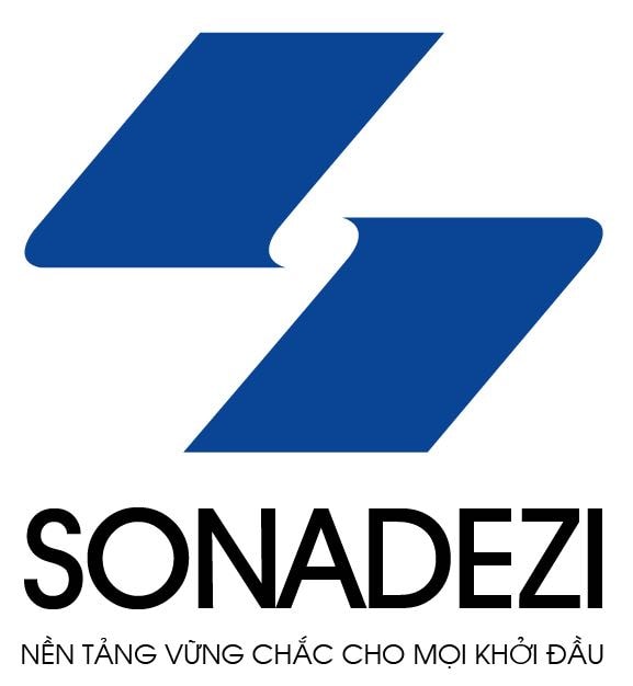 : Logo Sonadezi phiên bản dọc đi kèm slogan