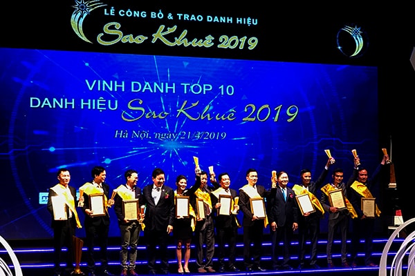 Đại diện các doanh nghiệp trong top 10 