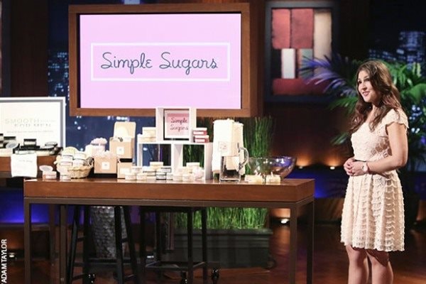 Lani Lazzari, người sáng lập thương hiệu mỹ phẩm chăm sóc da thiên nhiên Simple Sugars xuất hiện trong chương trình Shark Tank hồi năm 2013. Ảnh: success.com