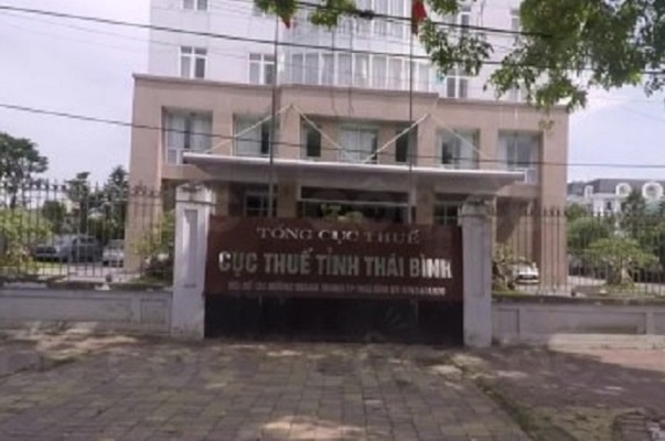 Cục thuế Thái Bình.