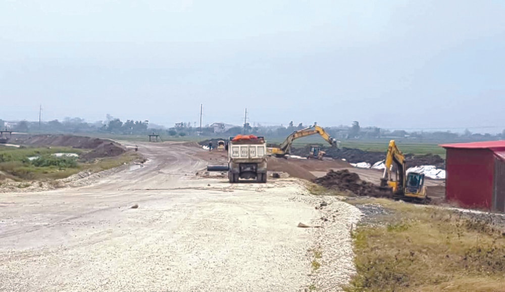 Dự án Cao Bồ - Mai Sơn đã bàn giao mặt bằng được 7,5/15km. Ảnh: Đình Quang
