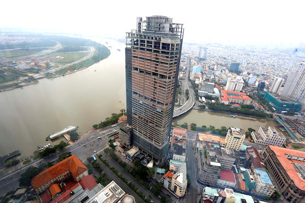 Saigon One Tower là dự án đầu tiên VAMC thu hồi theo Nghị quyết 42 ẢNH: NGỌC DƯƠNG