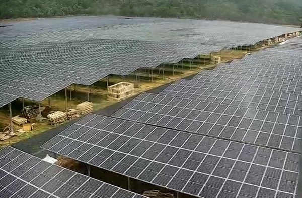 Nhà máy điện mặt trời Sao Mai Solar PV1 hoàn thành 90%