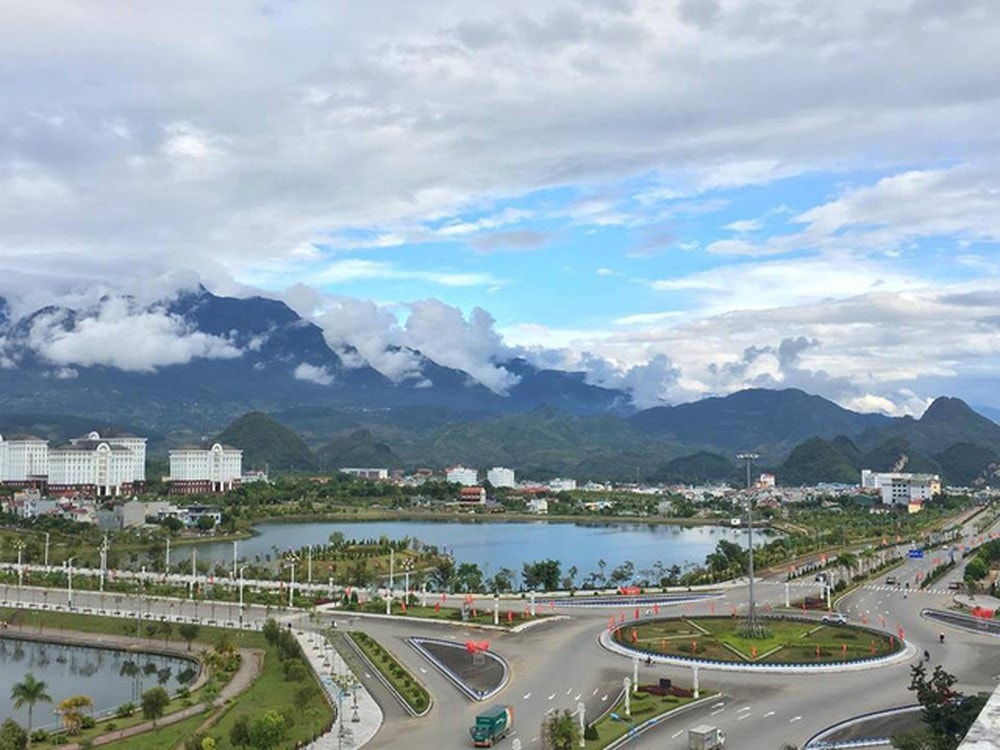 Một góc trung tâm Thành phố Lai châu