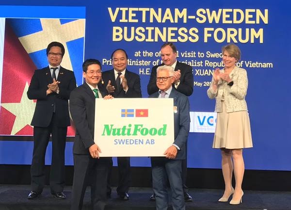 Nhà máy sữa NutiFood Sweden AB đi vào vận hành tại Thụy Điển 