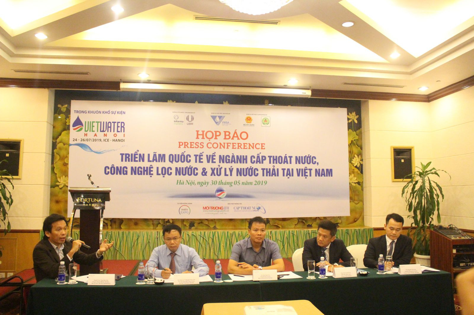 Ông BT Tee - Tổng Giám đốc Công ty Informa Markets Vietnam, chia sẻ thông tin về VIETWATER 2019