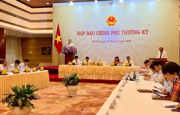 họp báo Chính phủ thường kỳ chiều ngày 31/5,