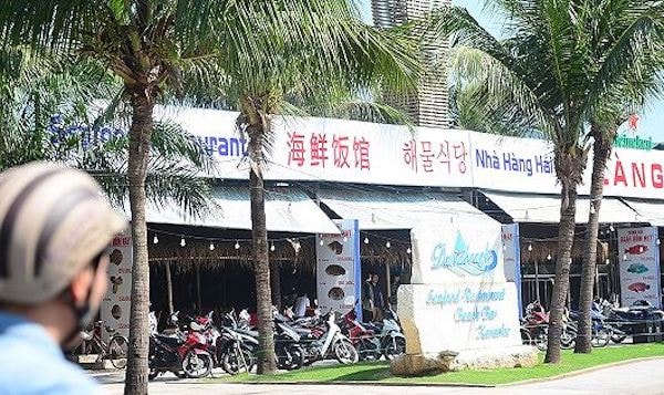 Khu phố Tàu ven biển Đà Nẵng. Ảnh:PLVN