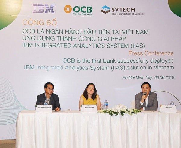 Sự kiện đánh dấu mối quan hệ chặt chẽ giữa OCB và IBM trong quá trình xây dựng hệ thống công nghệ thông tin (CNTT) hiện đại, tiện nghi và an toàn, tạo ra sự khác biệt trên thị trường, từ đó cung ứng giải pháp thông minh, dịch vụ tốt nhất cho khách hàng.