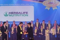 Herbalife được vinh danh “Thương hiệu thực phẩm bổ sung dinh dưỡng hàng đầu”