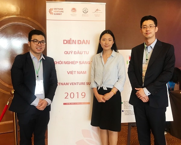 Đại diện 2 quỹ đầu tư đã có thỏa thuận hợp tác tại Ventures Summit 2019.