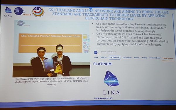 LINA NETWORK – đối tác cấp cao (PLATINUM) của GS1 tại thị trường Thái Lan.