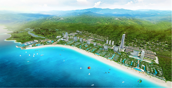 Dự án tổ hợp du lịch nghỉ dưỡng Sonasea Vân Đồn Harbor City có quy mô 358.5ha do Tập đoàn CEO đầu tư tại Quảng Ninh