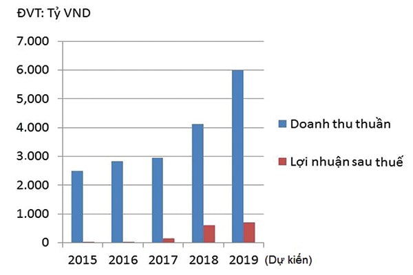 p/Doanh thu thuần và lợi nhuận sau thuế 