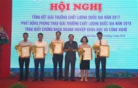 Thanh Hóa: Trao thưởng cho doanh nghiệp đạt giải thưởng Chất lượng quốc gia