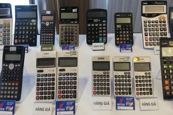 Hàng loạt máy tính hiệu CASIO bị làm giả, ảnh hưởng đến uy tín của doanh nghiệp