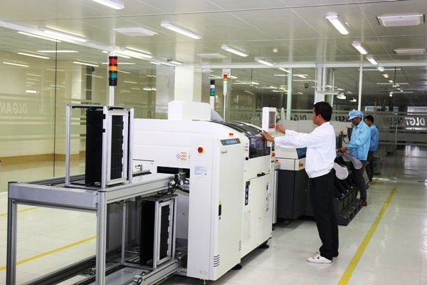 Dây chuyền sản xuất các linh kiện điện tử của Cty cổ phần Tập đoàn Đức Long Gia Lai