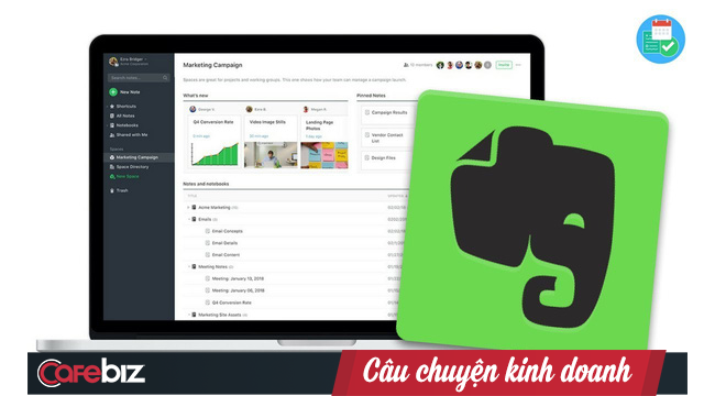 Ứng dụng ghi chú Evernote